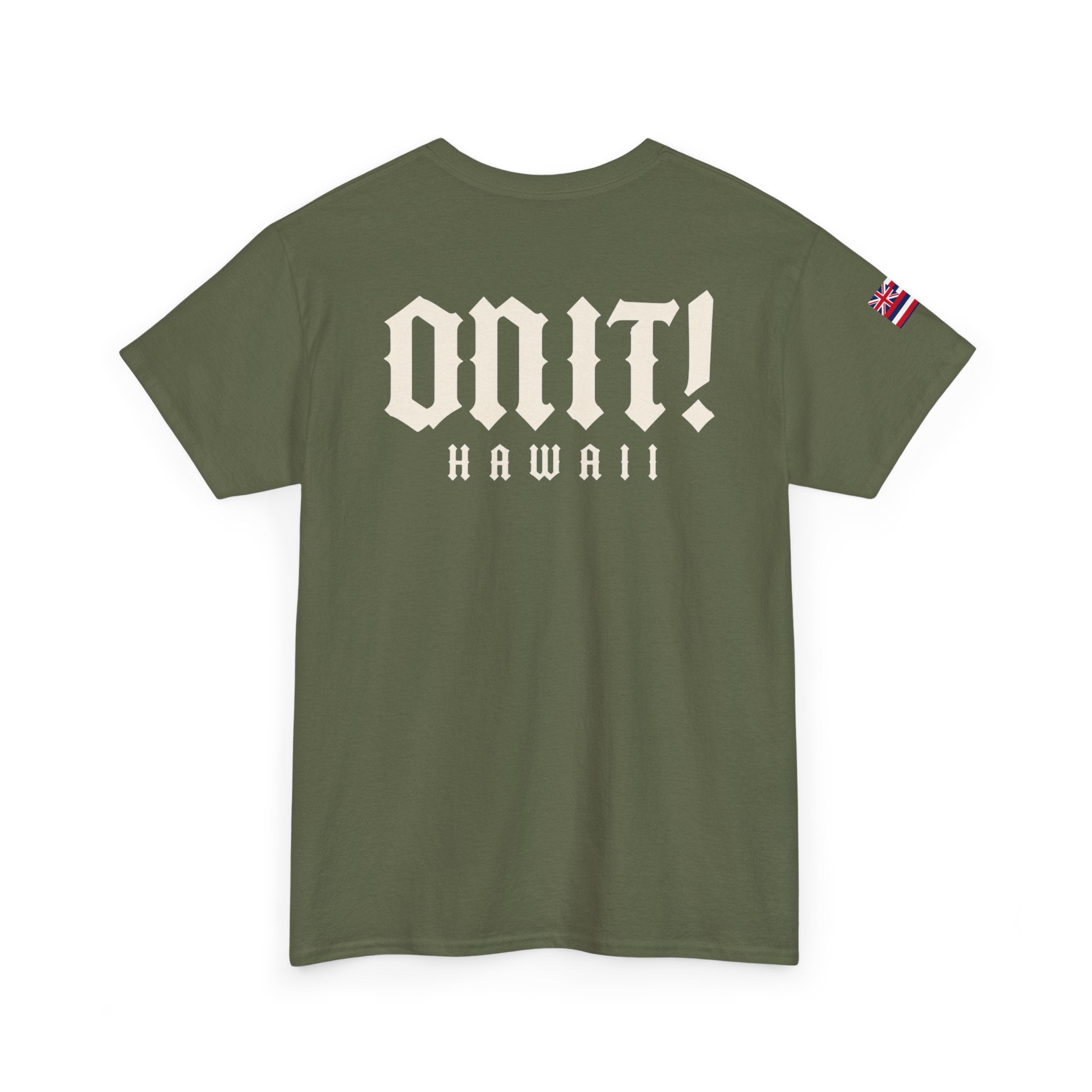 ONIT! Hawaii Tee — Military Green Graphic T-Shirt