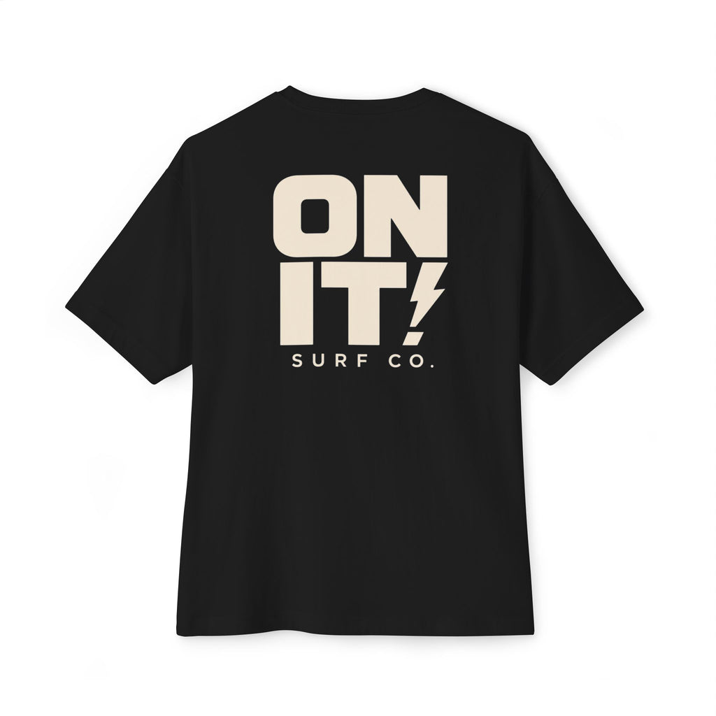 ON IT! BOX TEE Lightning Bolt Design