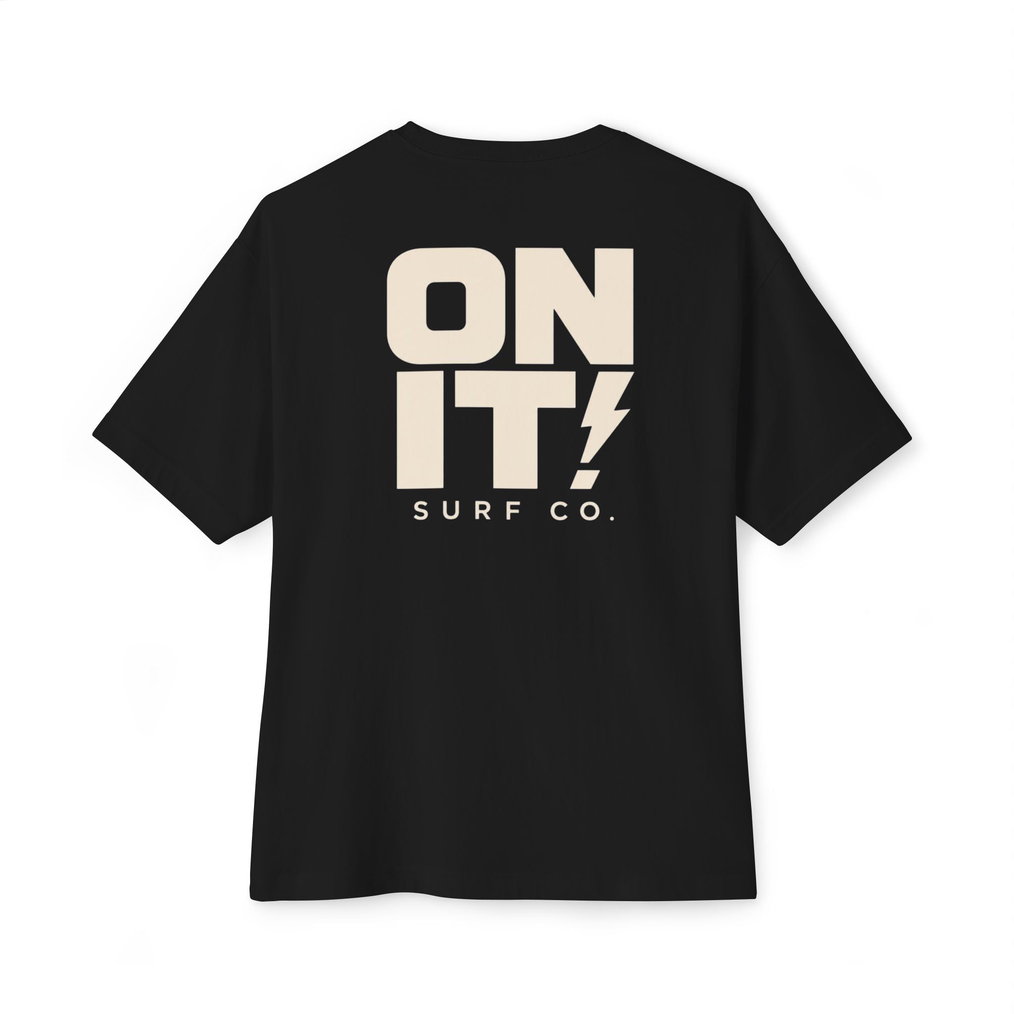 ON IT! BOX TEE Lightning Bolt Design
