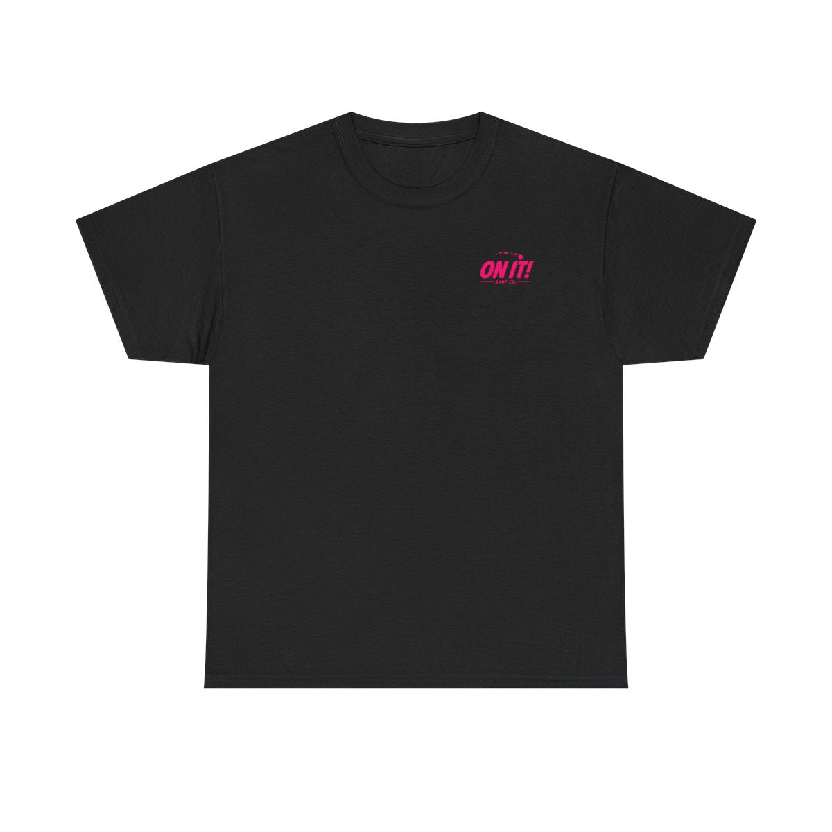 ON IT! Black OG Pink Logo Tee