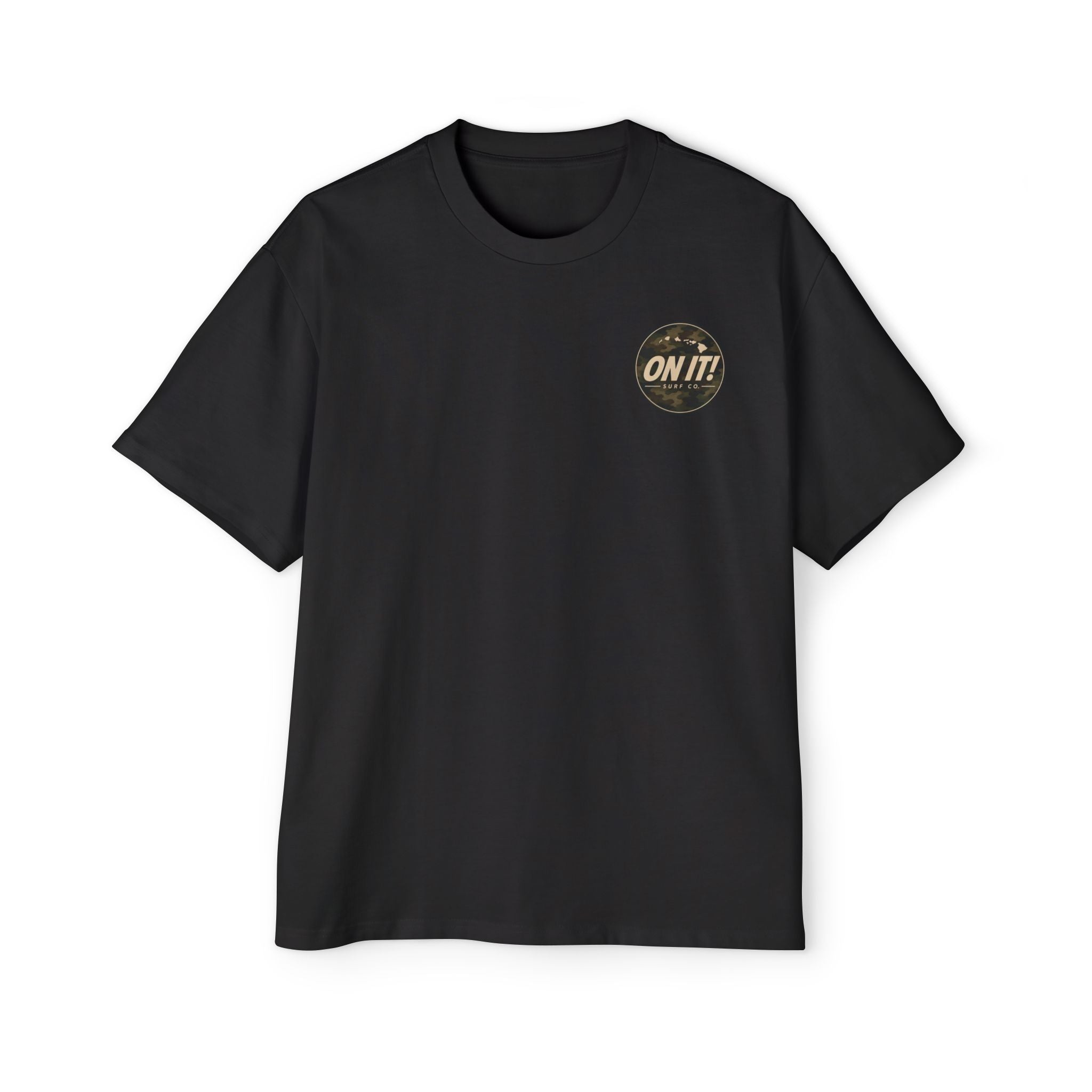 ON IT! CAMO LOGO T-Shirt - BOX FIT
