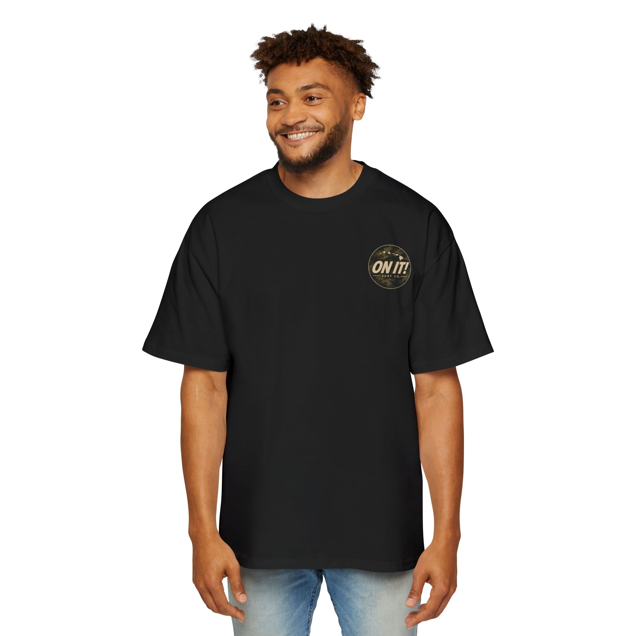 ON IT! CAMO LOGO T-Shirt - BOX FIT