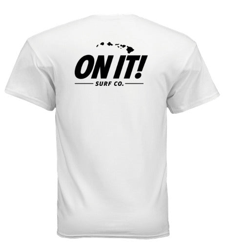 ON IT! White Center Logo Heavy Cotton Tee