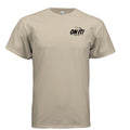 ON IT! Tan  Black OG Logo Tee